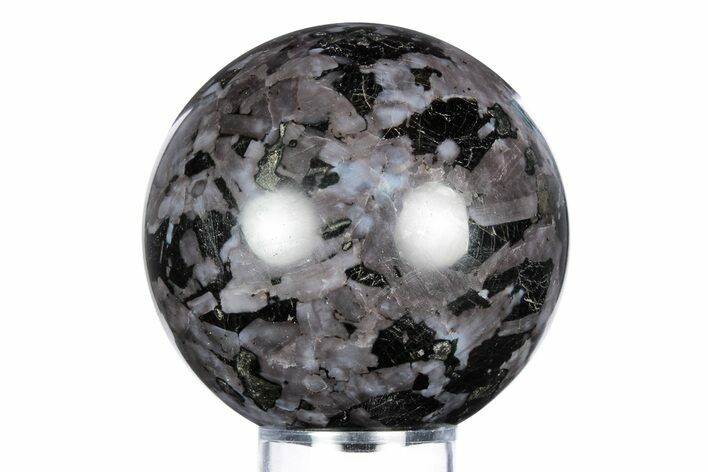 Polished, Indigo Gabbro Sphere - Madagascar #341837